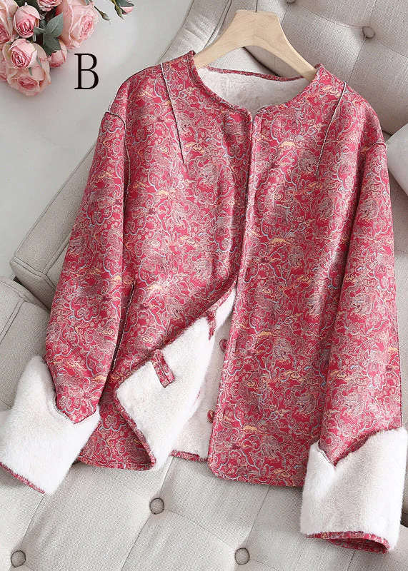 New Chinese Style Mink Velvet Wear On Both Sides Short Coat - Image 2