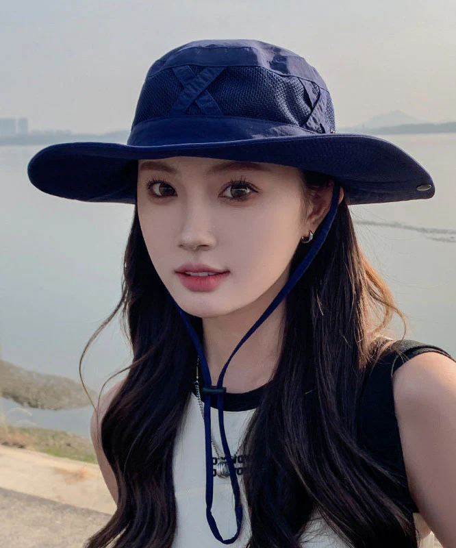 New Coffee Large Eaved Outdoor Breathable Bucket Hat - Image 3