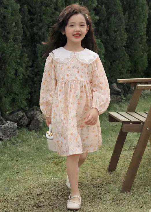 New Green Plaid Patchwork Cotton Girls Dresses Fall - Image 2
