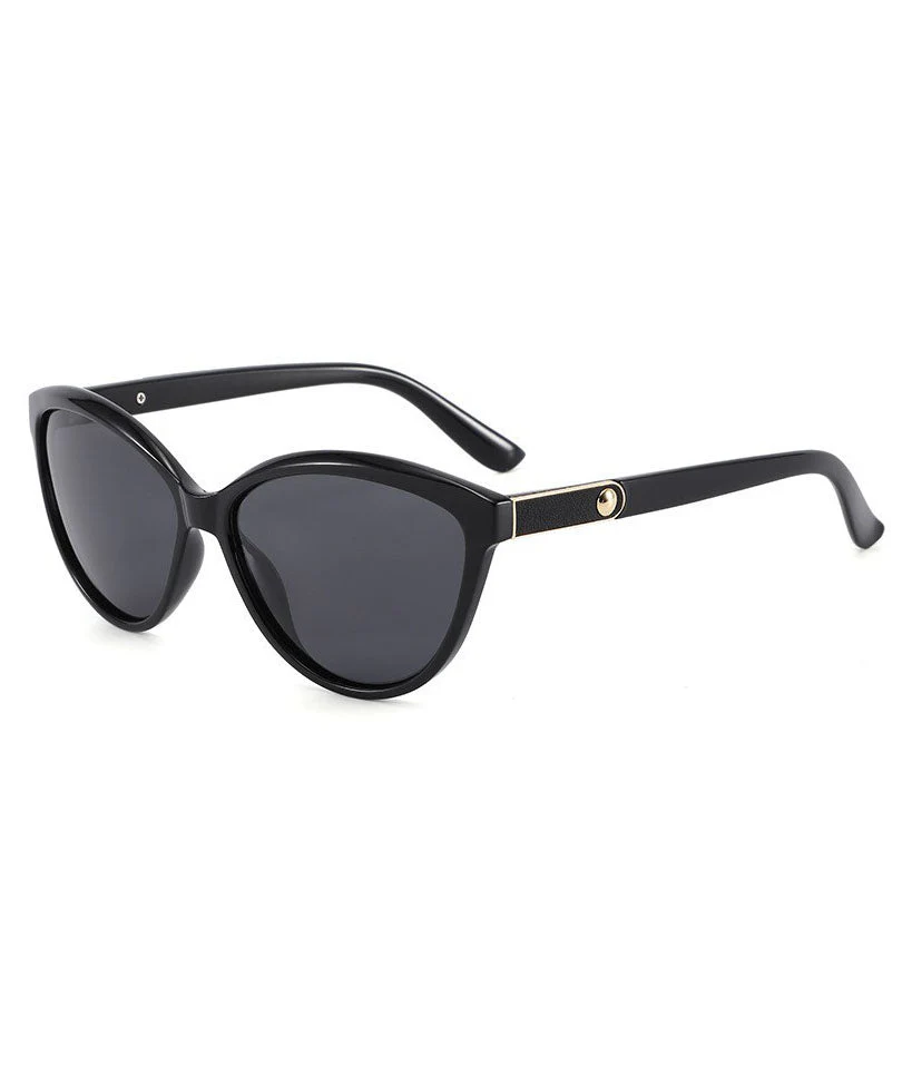 New Korean Style Fashion Beige Coffee Polarized Sunglasses - Image 5