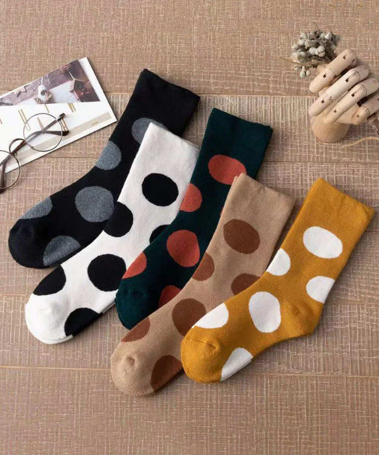 New Thick Warm Cartoon Dot Cotton Crew Socks - Image 2