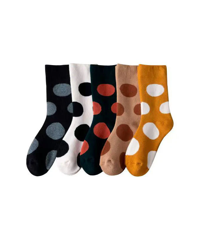New Thick Warm Cartoon Dot Cotton Crew Socks - Image 5