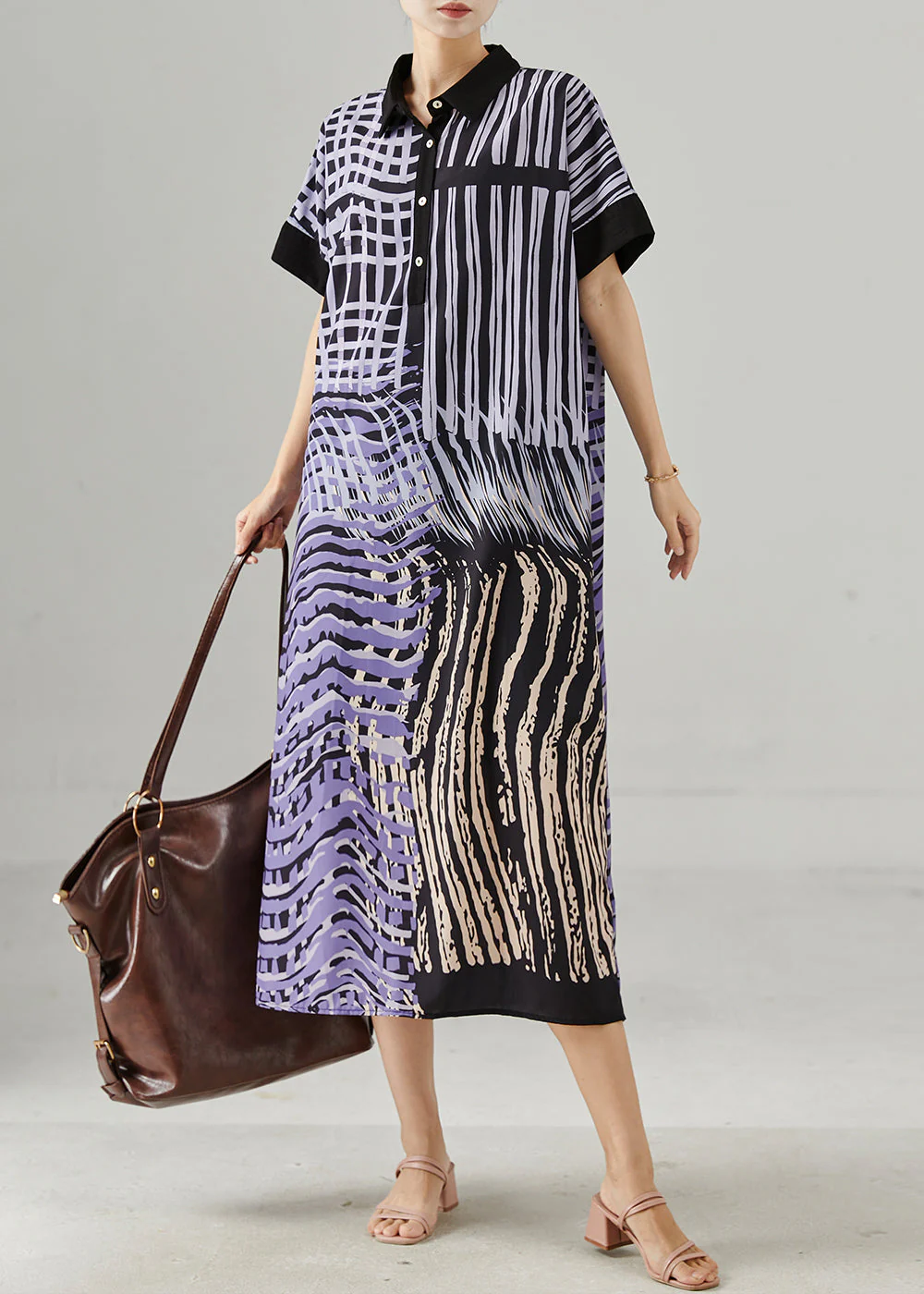 Original Design Print Chiffon Day Dress Summer - Image 2