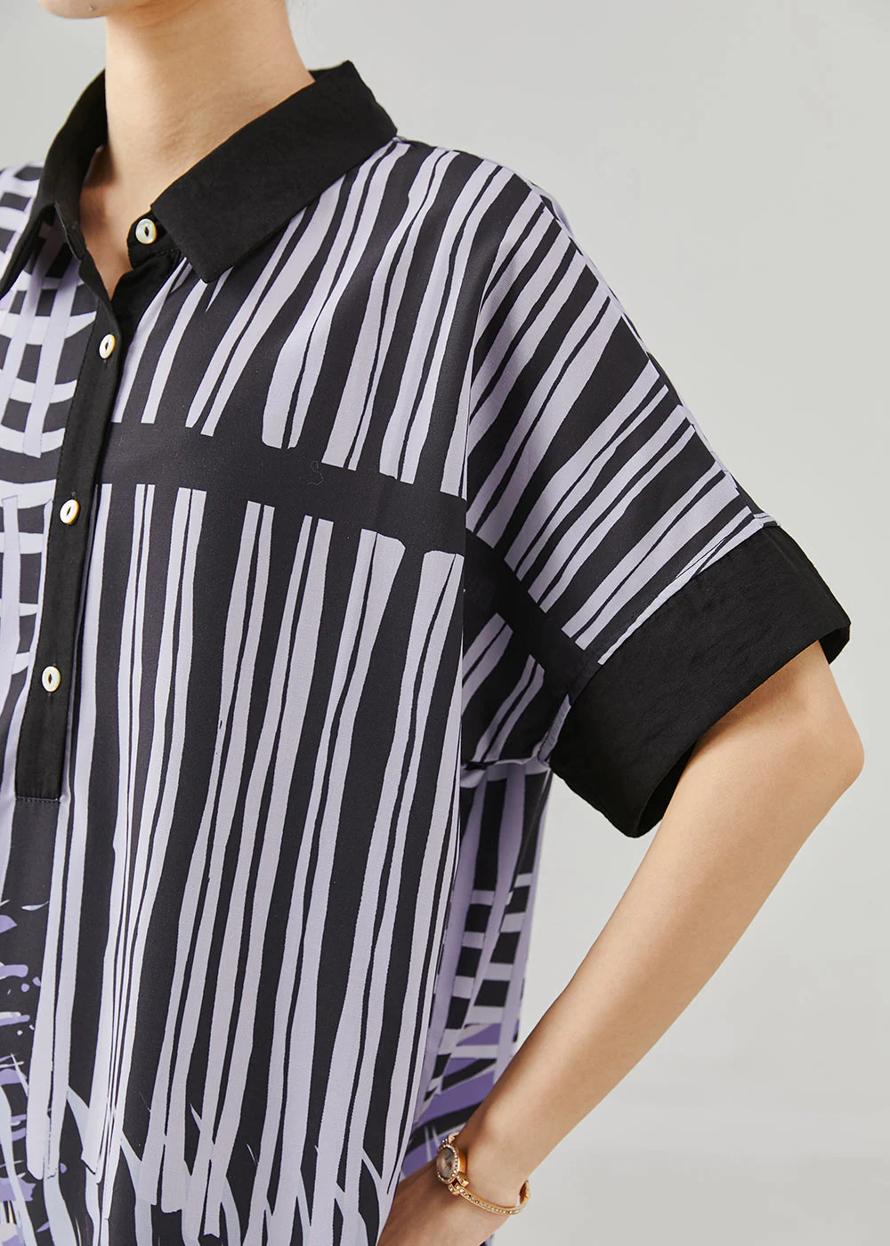 Original Design Print Chiffon Day Dress Summer - Image 5
