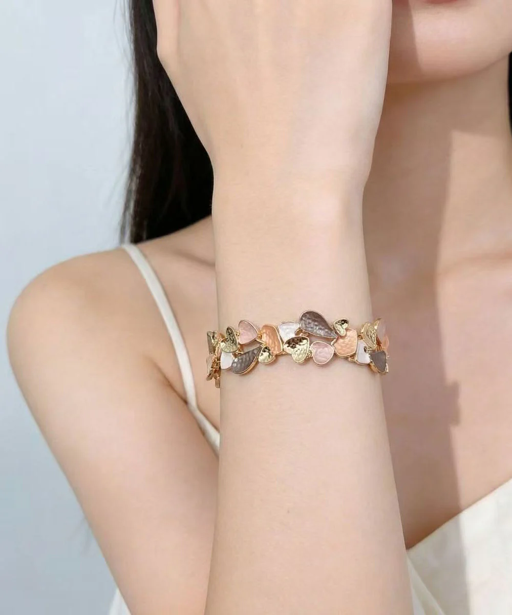 Original Design Red Alloy Love Elasticity Bangle - Image 2