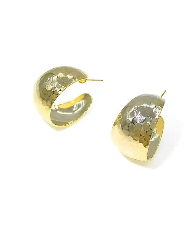 Original Design Simple Style Metal Hoop Earrings - Image 5