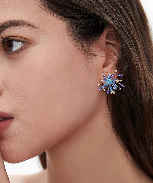 Original Design Star Gradient Fireworks Earrings - Image 3