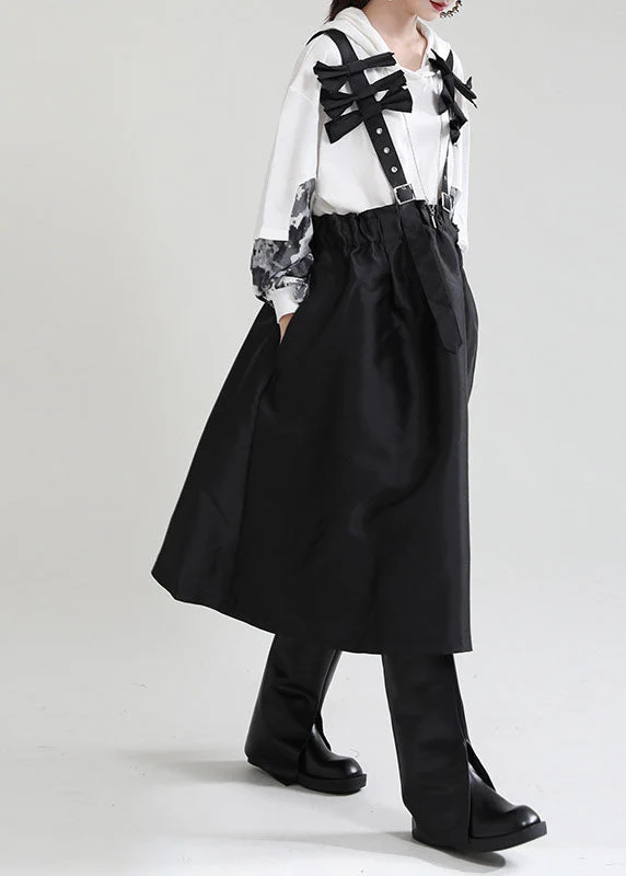 Plus Size Beautiful Black Butterfly Sundress Spring - Image 2