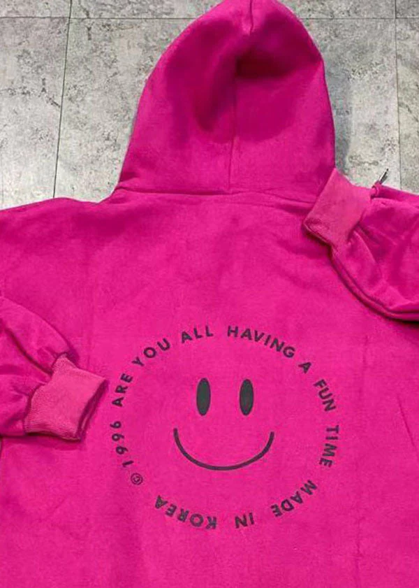 Plus Size Rose Warm Fleece Long Hooded Sweatshirts Dress Fall - Image 4