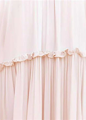 Simple Pink Cold Shoulder Cotton Maxi Dresses Summer - Image 4