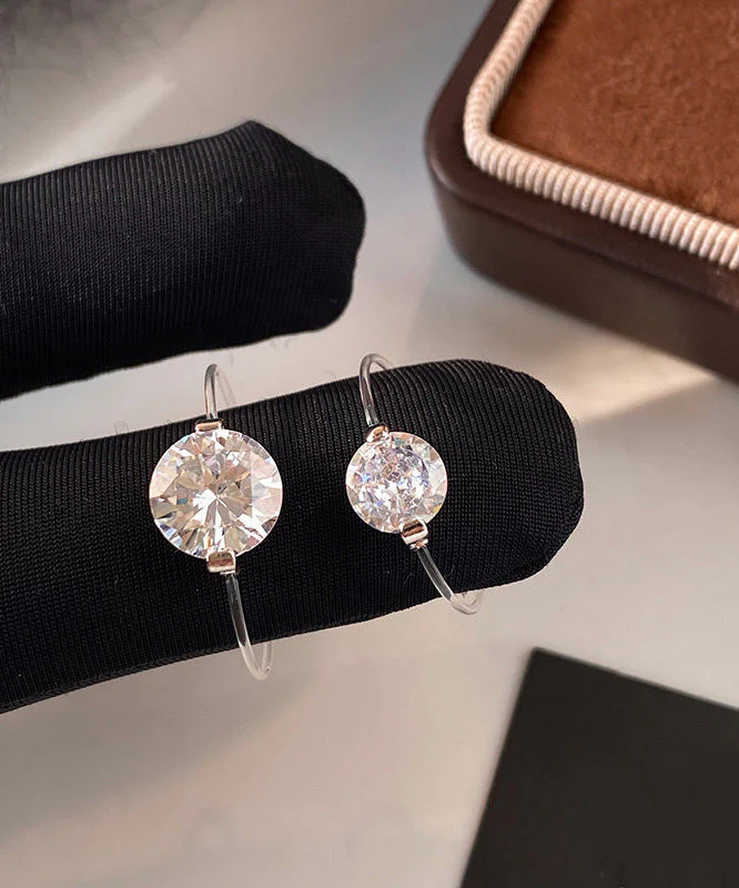 Simple Style Fishing Line Zircon Rings - Image 2