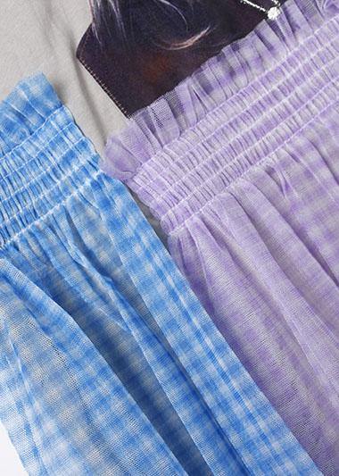 Simple Cinched o neck cotton Long Shirts Work Outfits gray patchwork cotton Dress summer - Image 5