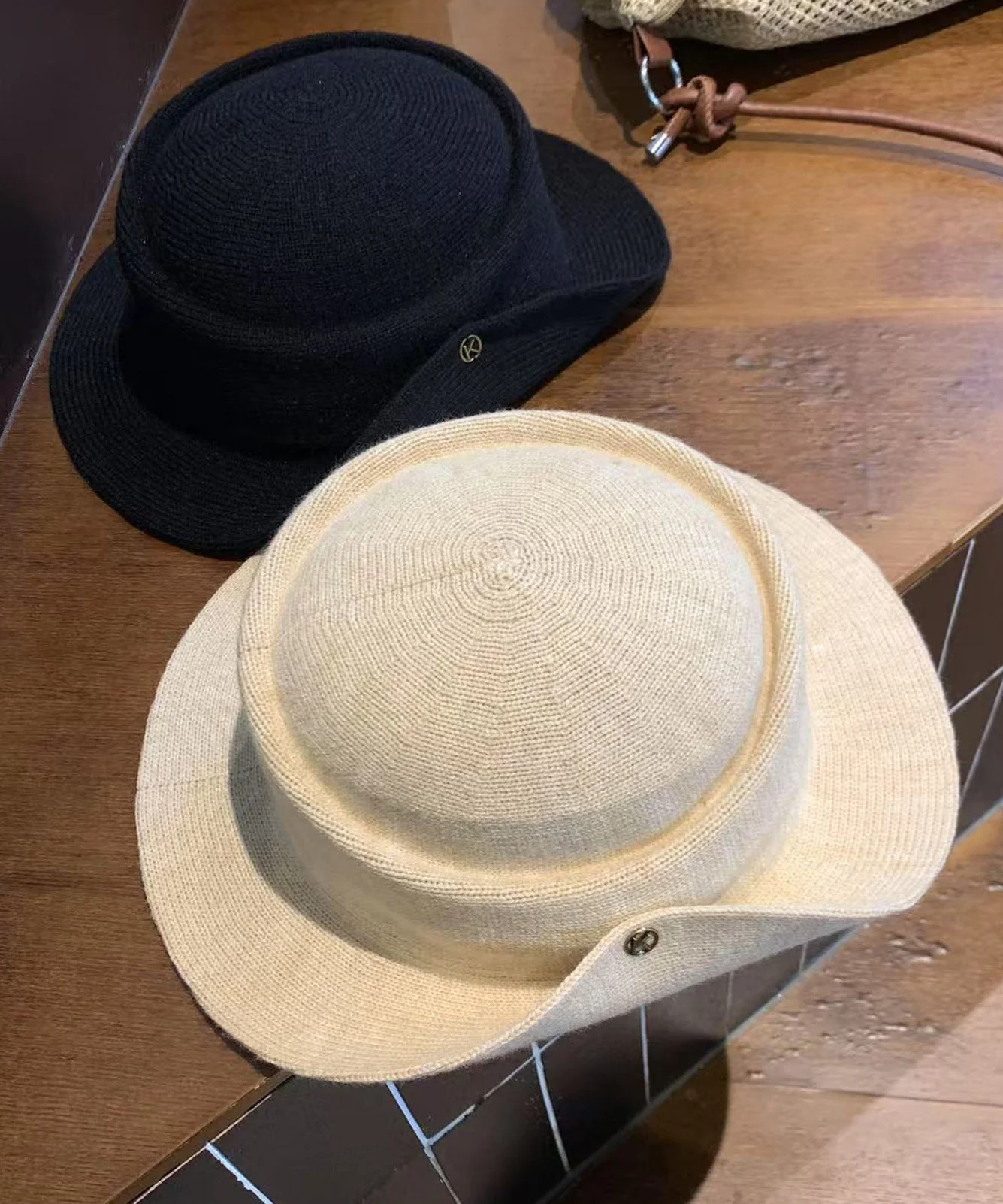 Stylish Elegant Beige Versatile Cloche Hat - Image 5