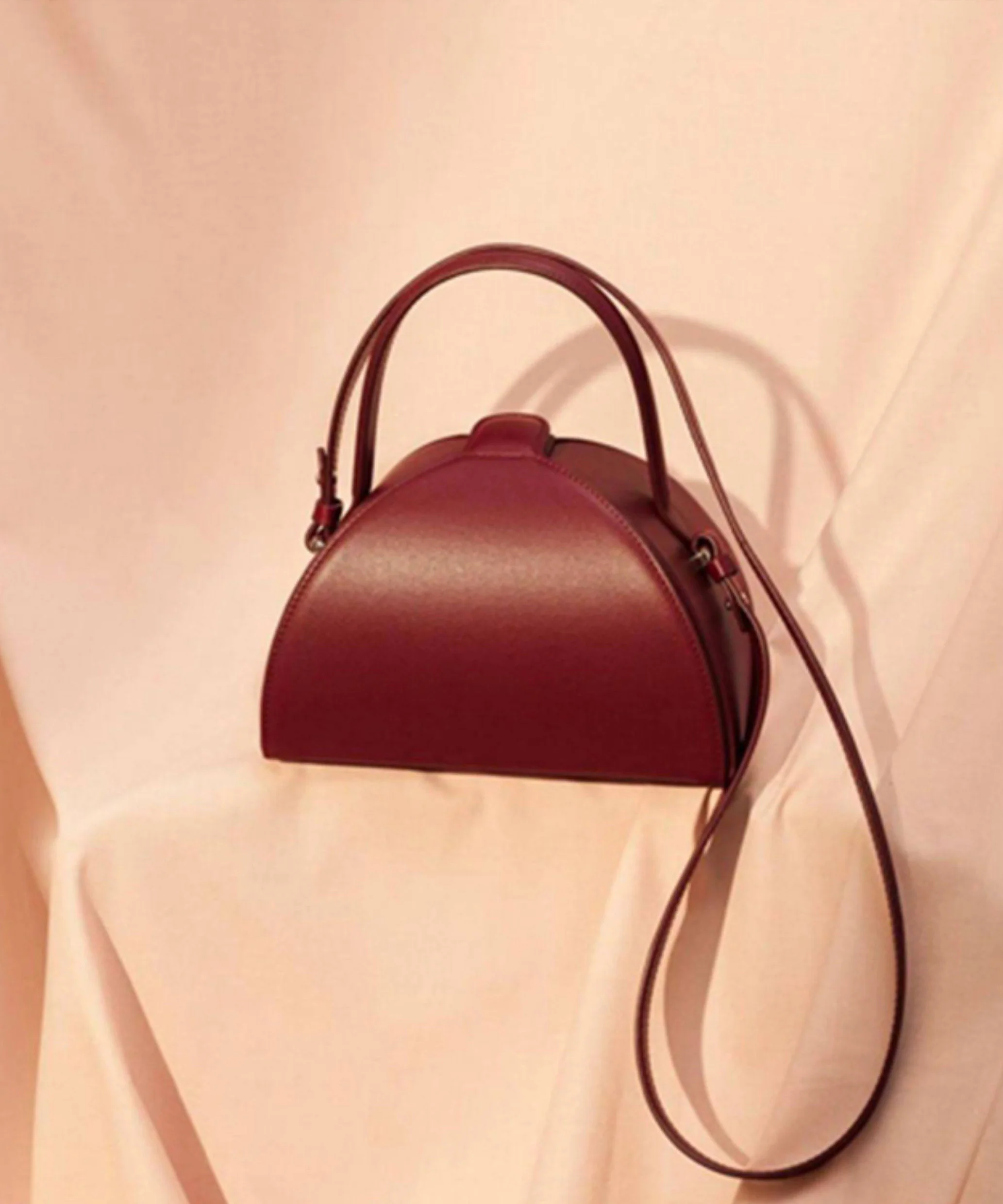 Stylish Mulberry Faux Leather Durable CrossBody Bag