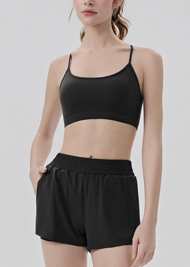 Summer Rose Sports Three Piece Tank Shorts Breathability - Image 3