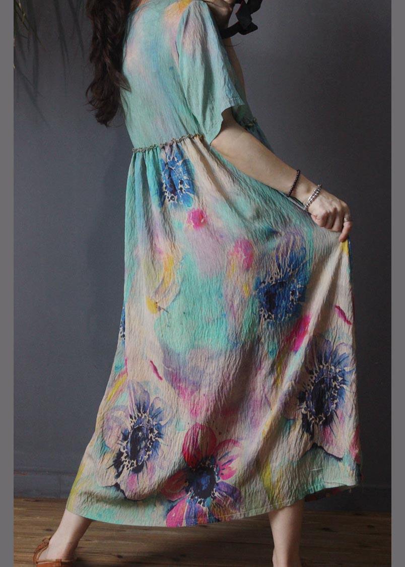 Sunflower Floral Mid Length Dress Summer - Image 4