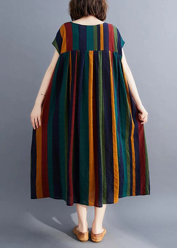 Unique gray geometry clothes o neck large hem Love summer Dresses - Image 5