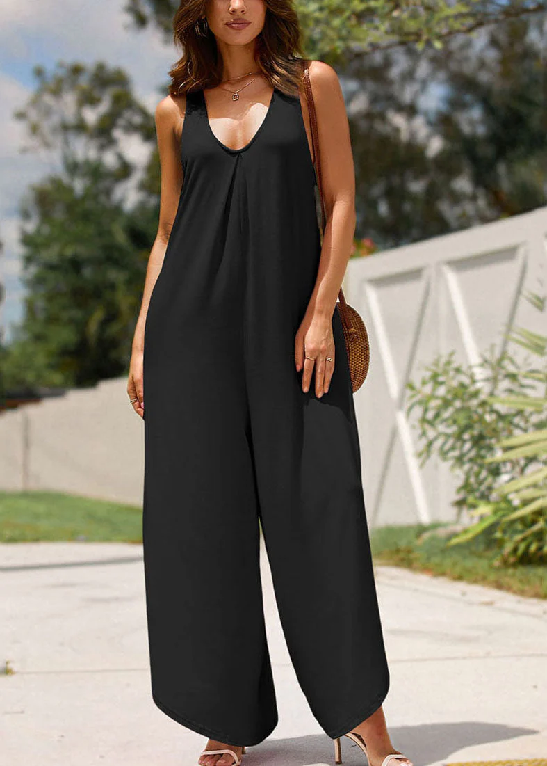 Women Black Patchwork Maxi Spaghetti Strap Dress Summer - Image 3