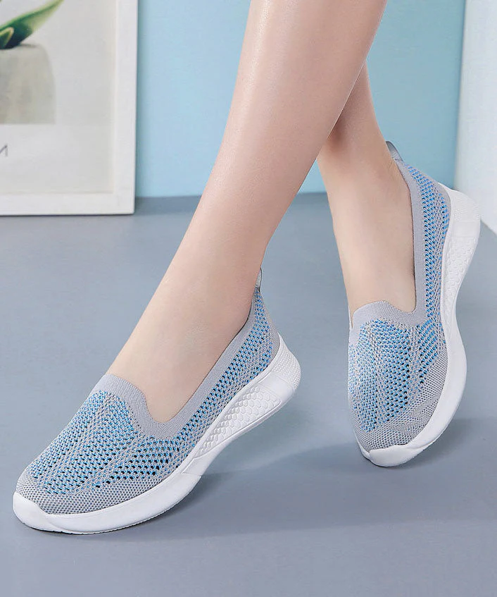 Women Pink Flat Feet Shoes Comfortable Breathable Mesh - Image 3