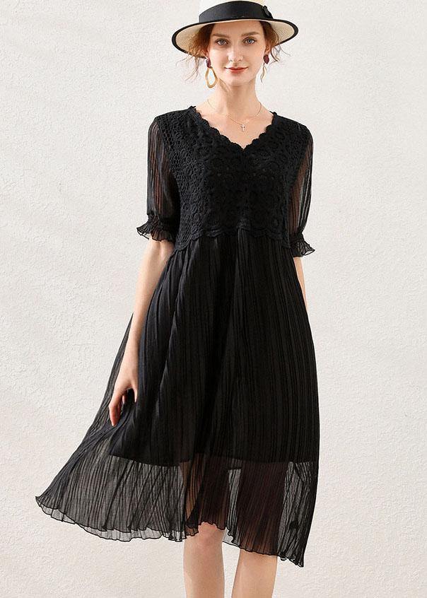 Women Rose Fashion Flare Sleeve Spring Long Dress - Image 2