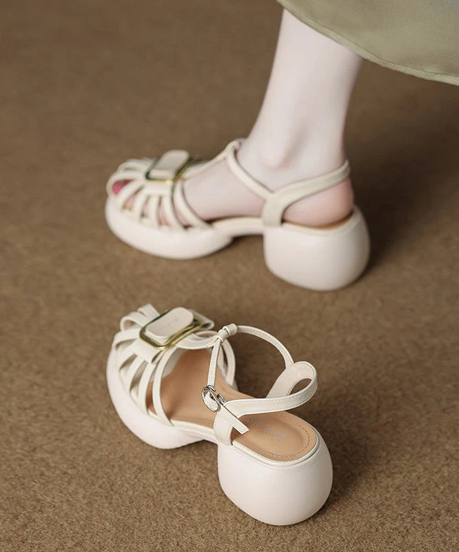 Yellow Sandals Platform Faux Leather Beautiful Sandals - Image 2